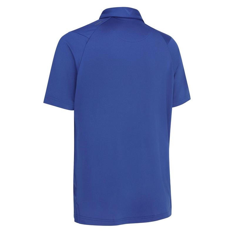 Callaway SS Solid Swing Tech Golf Polo Shirt - Galaxy Blue - main image