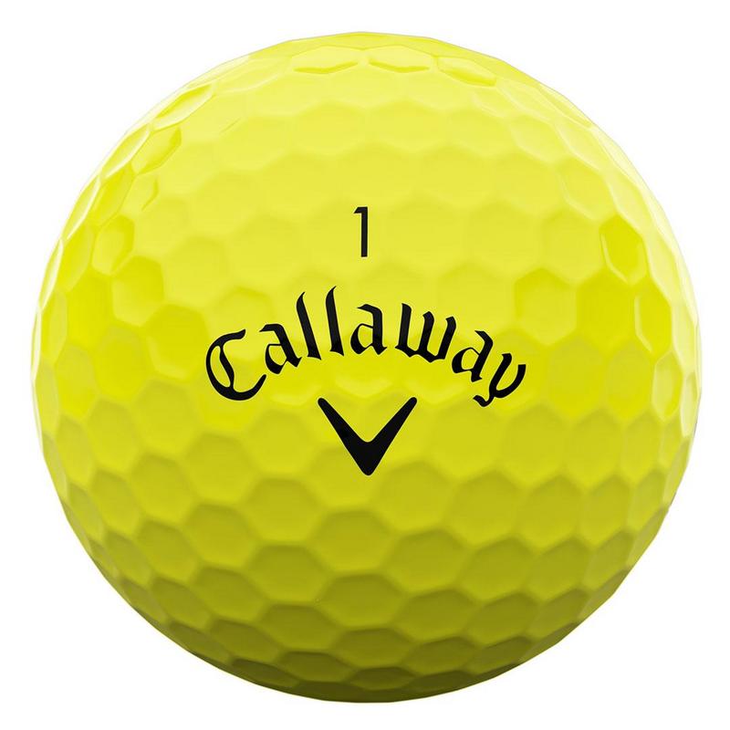 Callaway Supersoft Golf Balls - Yellow - main image