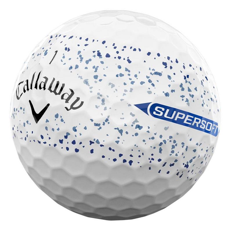 Callaway Supersoft Splatter 360 Golf Balls - Blue - main image