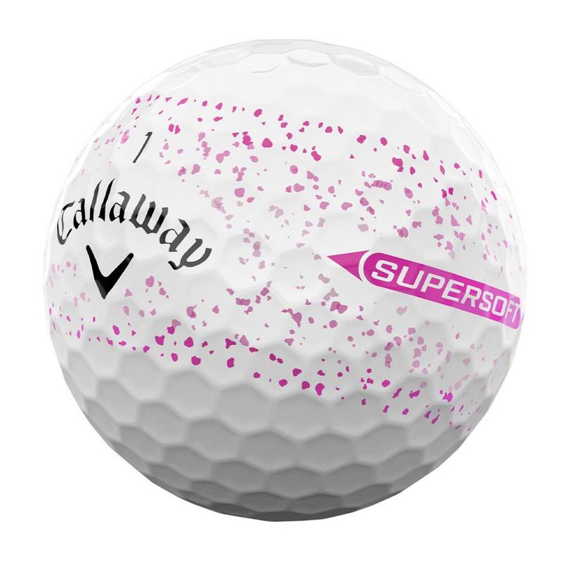 Callaway Supersoft Splatter 360 Golf Balls - Pink - main image