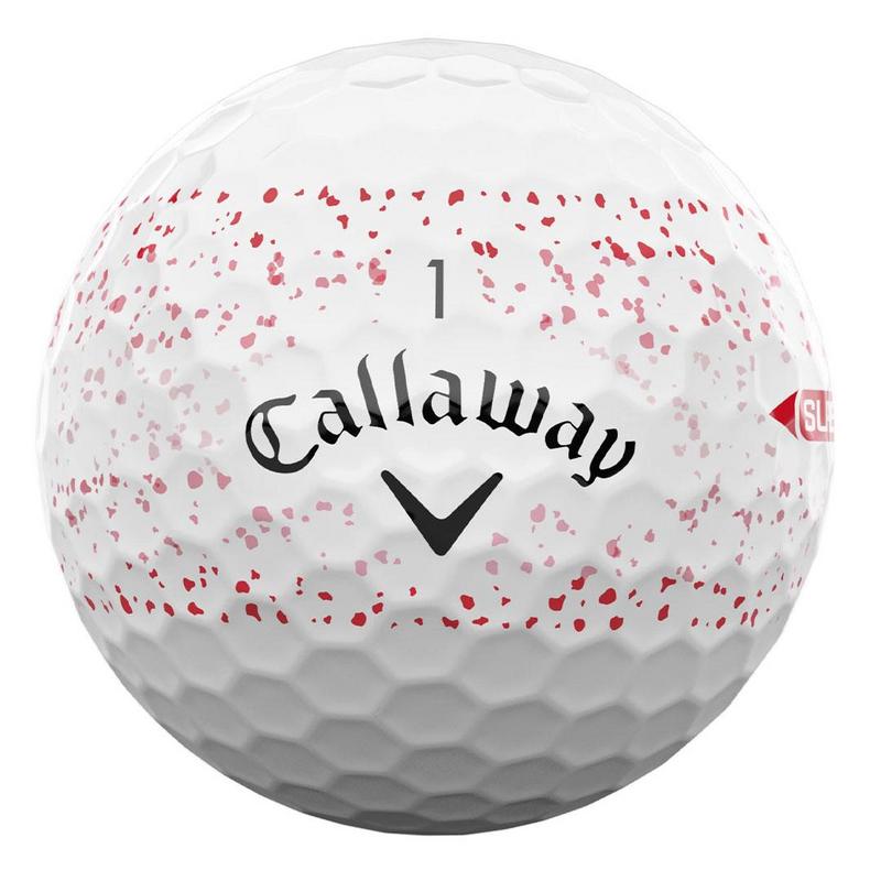 Callaway Supersoft Splatter 360 Golf Balls - Red - main image