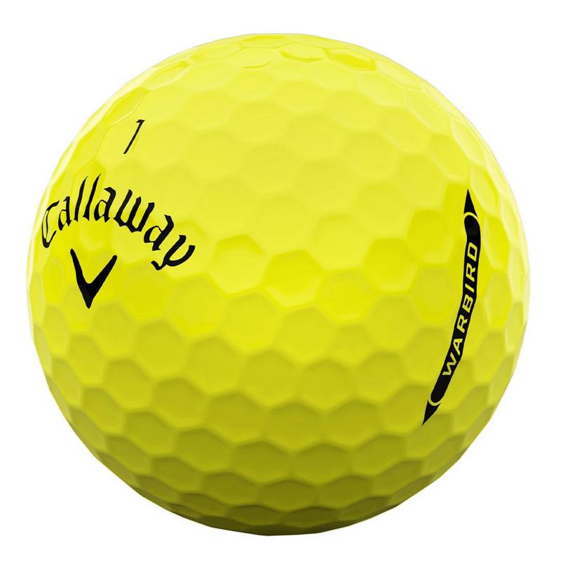 Callaway Warbird Distance+ Golf Balls - Yellow - main image