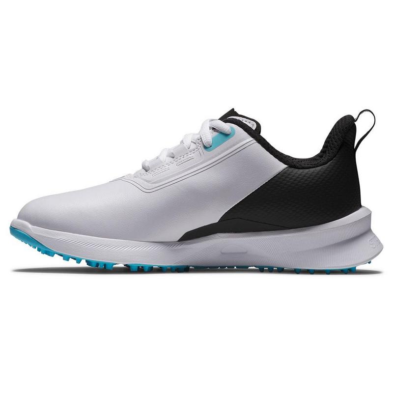 FootJoy Fuel Junior Golf Shoes - White/Black/Blue - main image