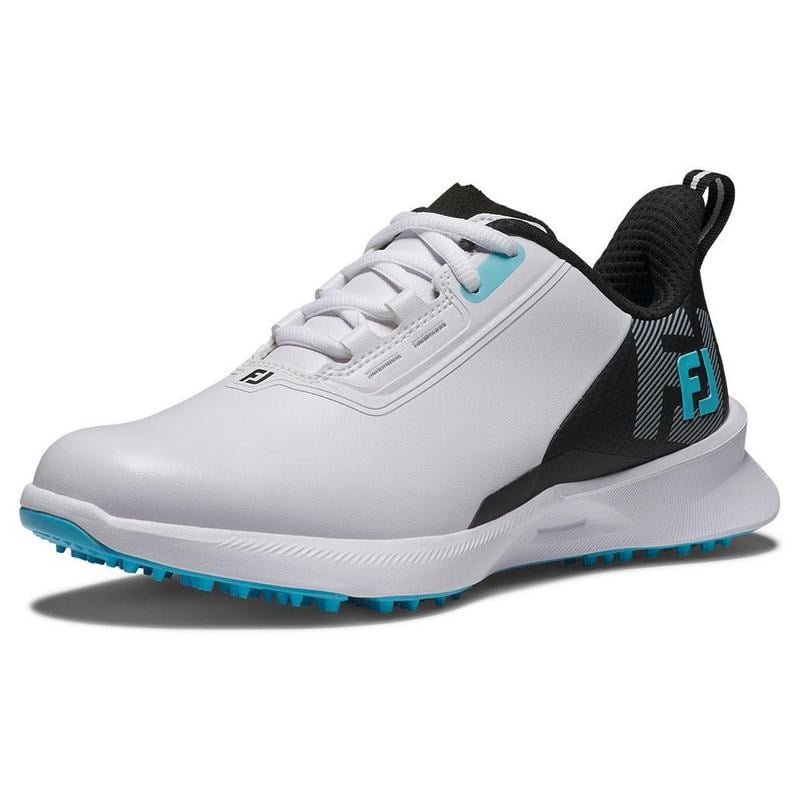 FootJoy Fuel Junior Golf Shoes - White/Black/Blue - main image