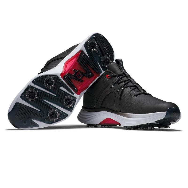 FootJoy Hyperflex Golf Shoes - Black/White/Red - main image