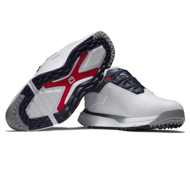 FootJoy Pro SLX Golf Shoes - White/Navy/Red - main image