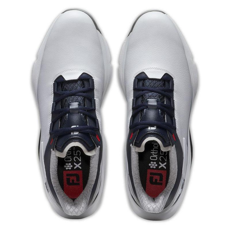 FootJoy Pro SLX Golf Shoes - White/Navy/Red - main image