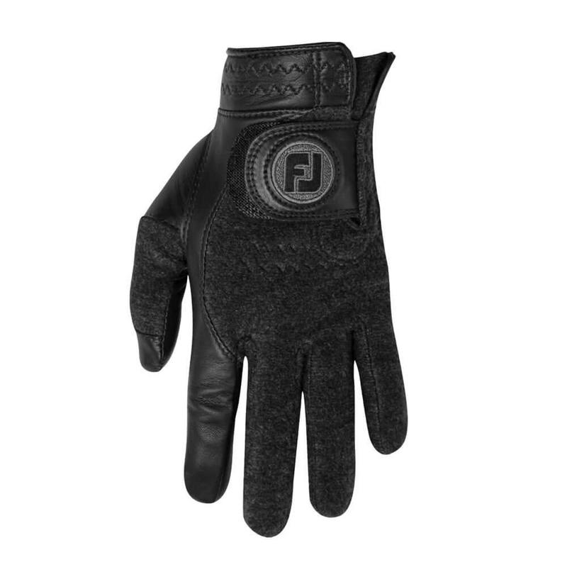 FootJoy StaSof Winter Golf Gloves Pair - Black - main image