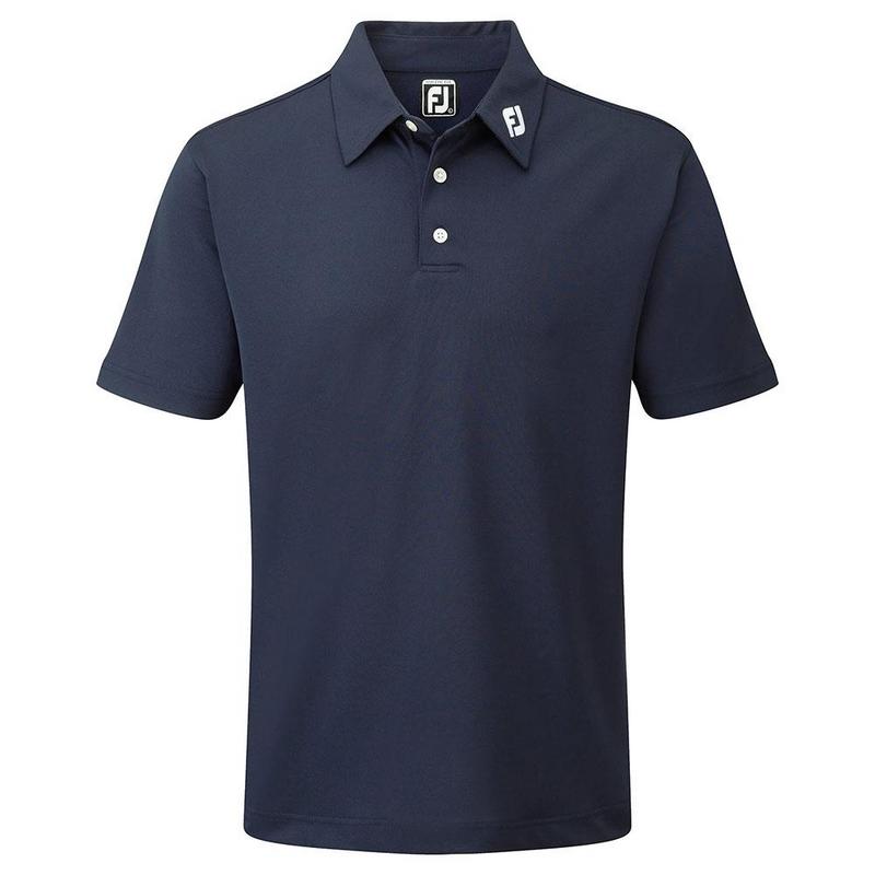 FootJoy Stretch Pique Solid Shirt- Athletic Navy - main image