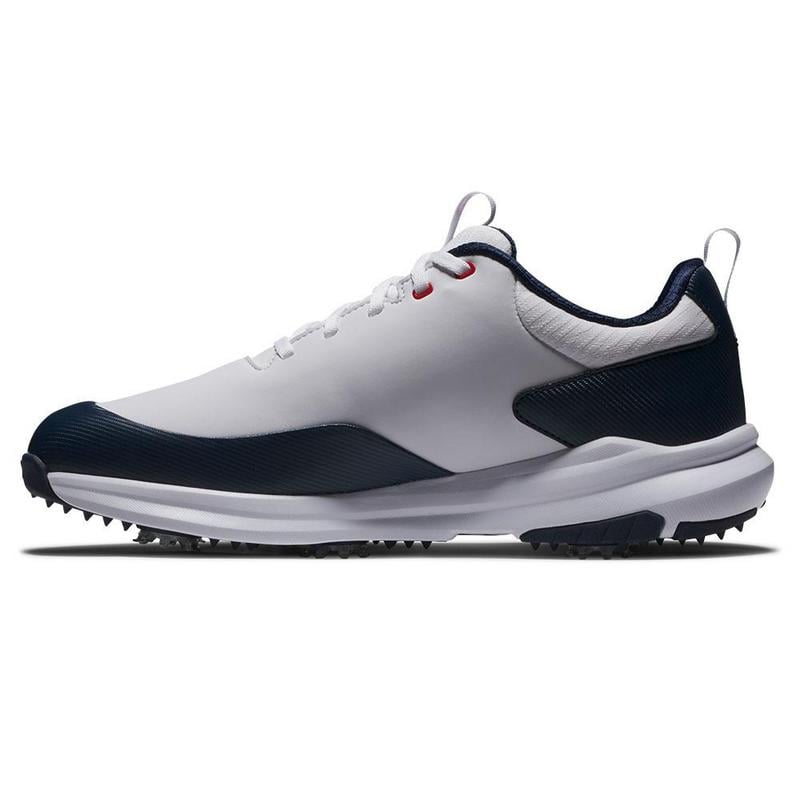 FootJoy Tour Rival Golf Shoes - White/Navy/Red - main image