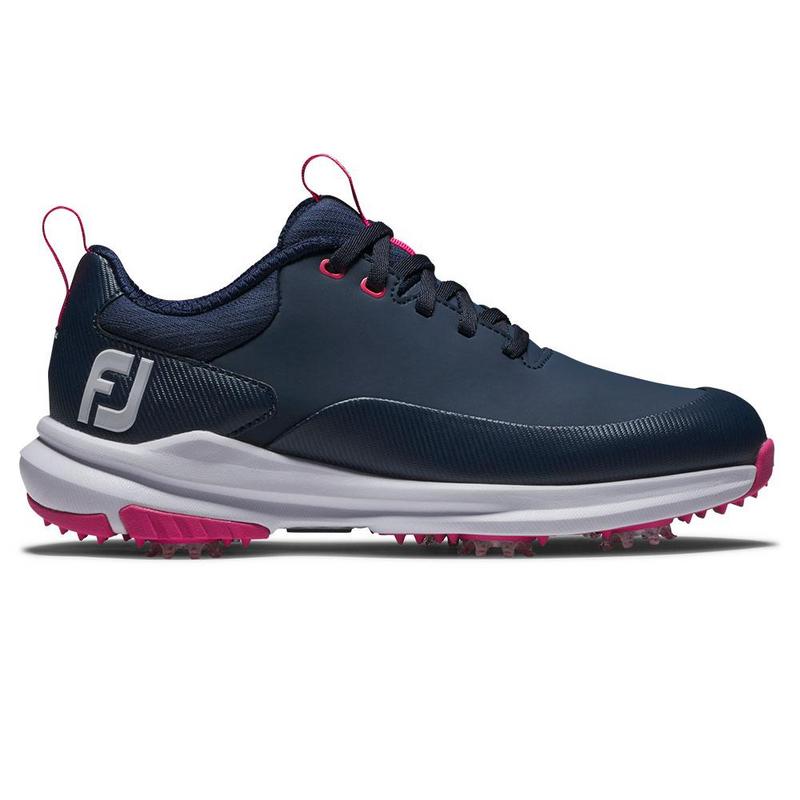 FootJoy Tour Rival Ladies Golf Shoes - Navy/White/Pink - main image