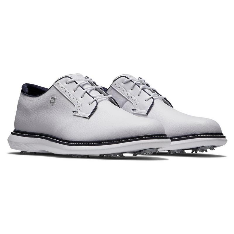 FootJoy Traditions Golf Shoe - White/White/Navy - main image