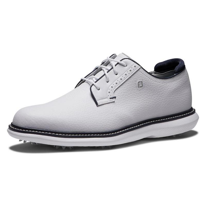 FootJoy Traditions Golf Shoe - White/White/Navy - main image