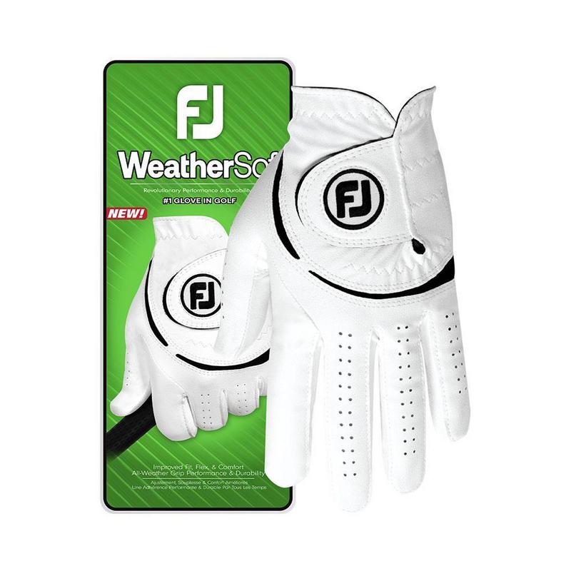 FootJoy 2024 WeatherSof Mens White Golf Glove - main image