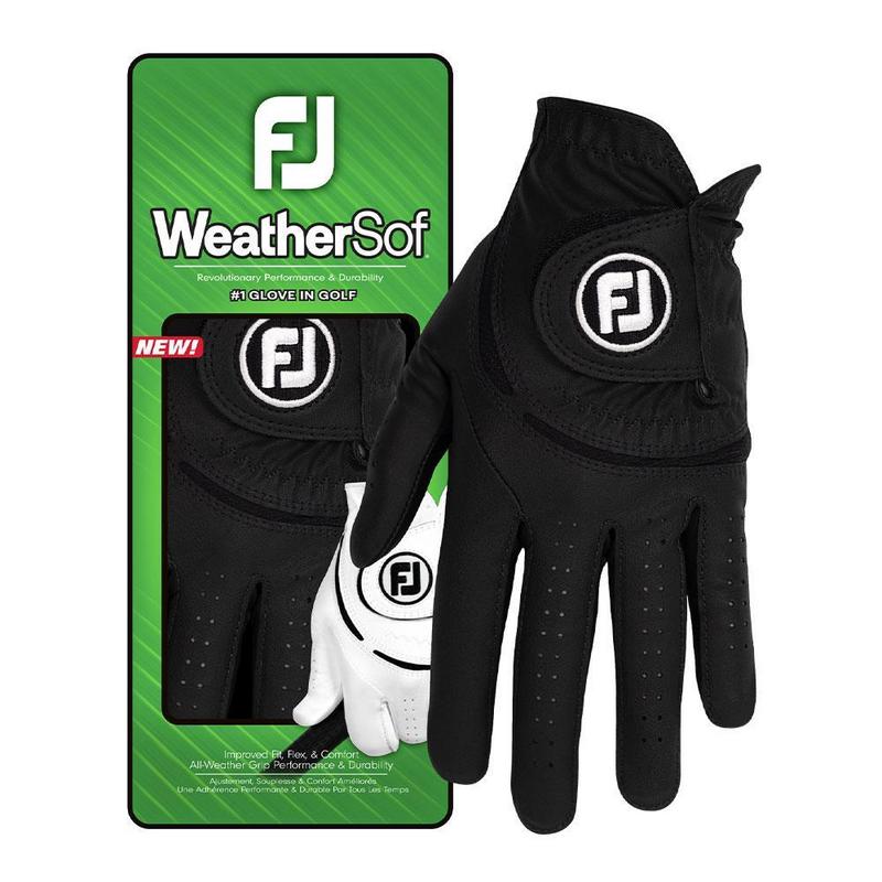 FootJoy 2024 WeatherSof Womens Black Golf Glove - main image