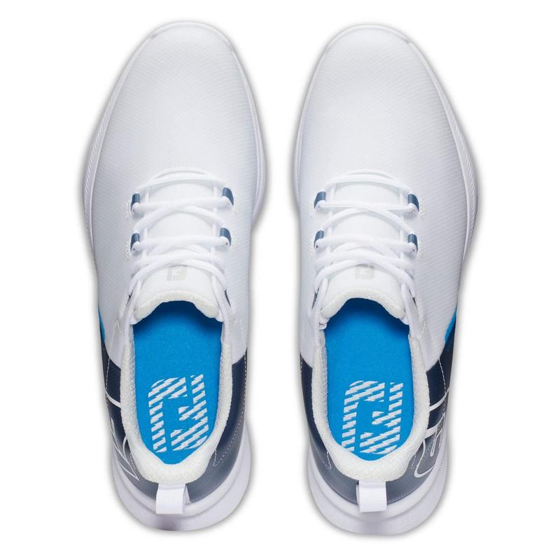 FootJoy Fuel Sport Golf Shoes - White/Navy/Blue - main image