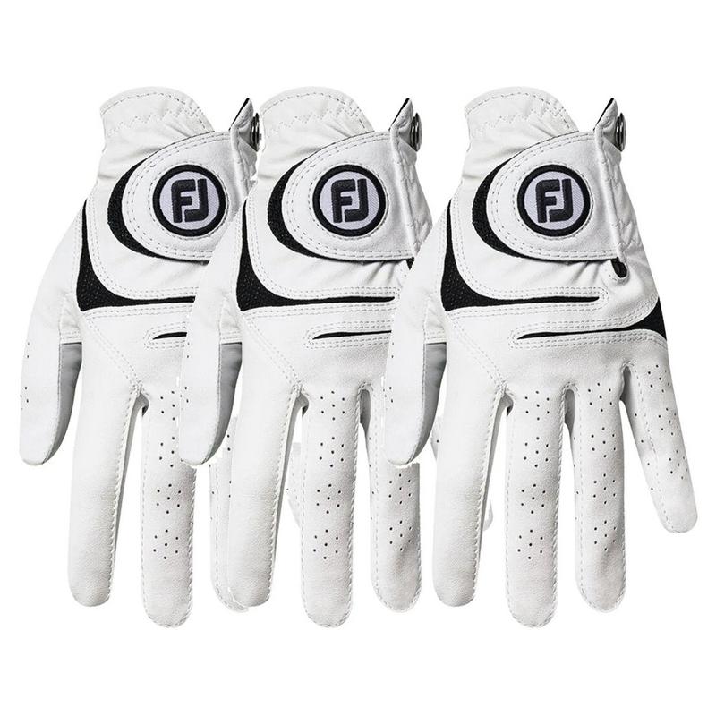 FootJoy WeatherSof Ladies All Weather Golf Glove - White - Multi-Buy Offer - main image