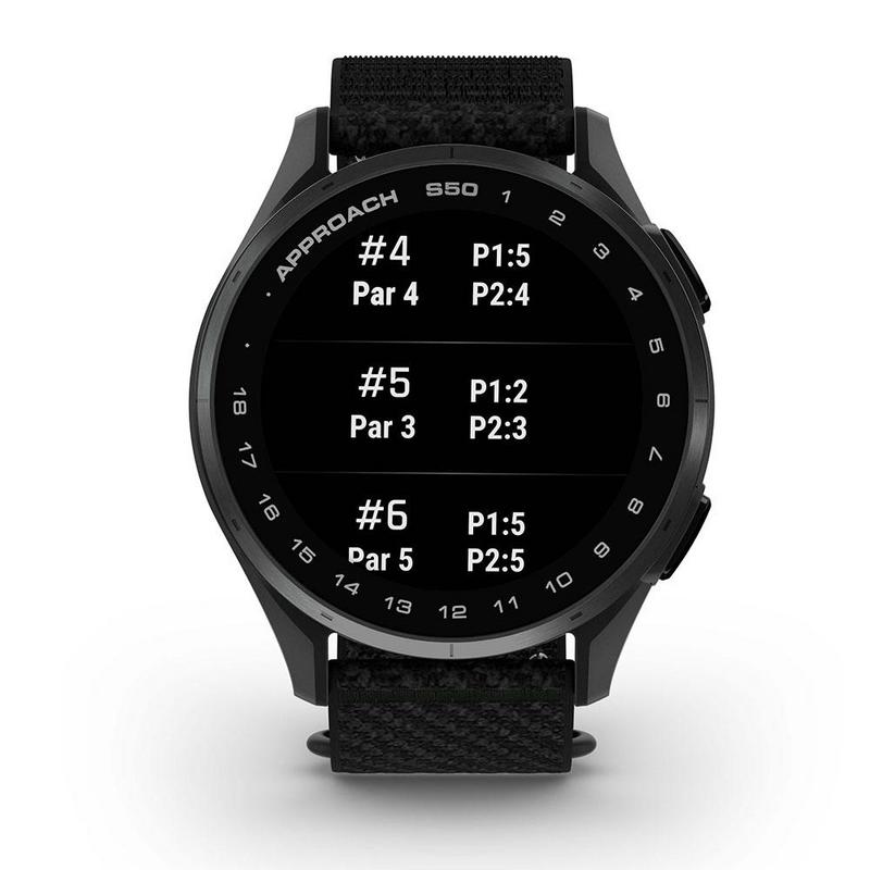 Garmin Approach S50 GPS Golf Watch - Black - main image