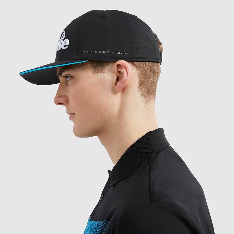 Ellesse Pineta Flat Peak Golf Cap - Black - main image