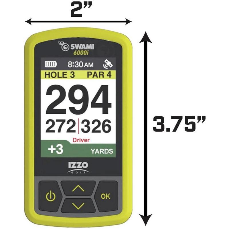 Izzo Swami 6000i Golf GPS - Yellow - main image