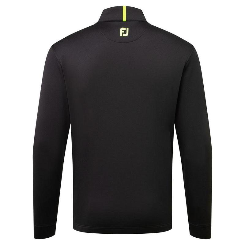 FootJoy Jersey Solid Chill-Out Golf Sweater - Black - main image