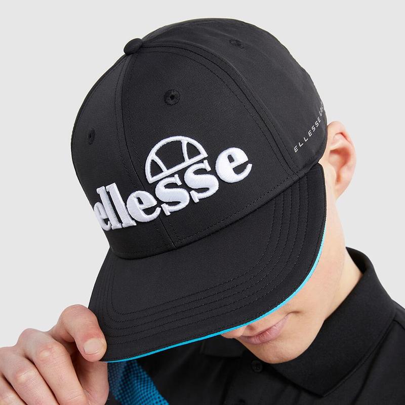 Ellesse Pineta Flat Peak Golf Cap - Black - main image