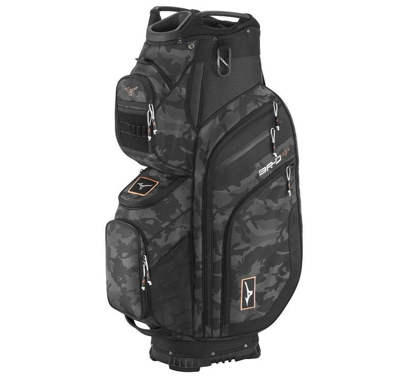 Mizuno BR-D4 Golf Cart Bag - Black Camo/Copper - main image