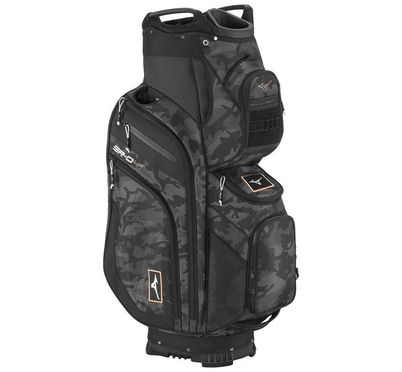 Mizuno BR-D4 Golf Cart Bag - Black Camo/Copper - main image