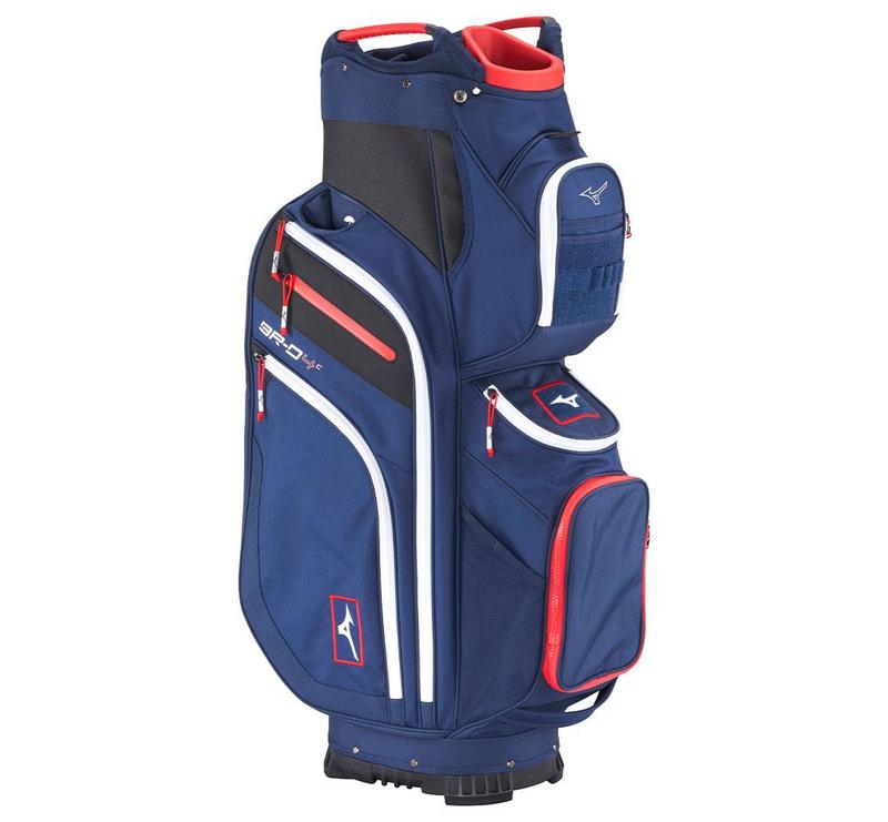 Mizuno BR-D4 Golf Cart Bag - Navy/Red - main image