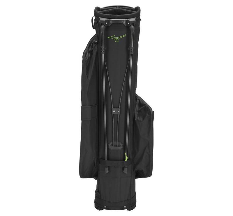 Mizuno BR-DRI Waterproof Golf Stand Bag - Black/Green - main image