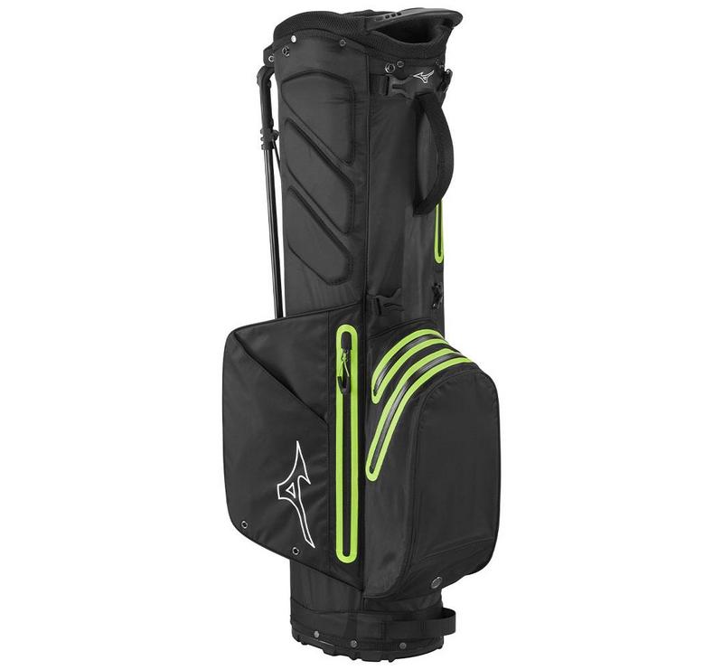 Mizuno BR-DRI Waterproof Golf Stand Bag - Black/Green - main image