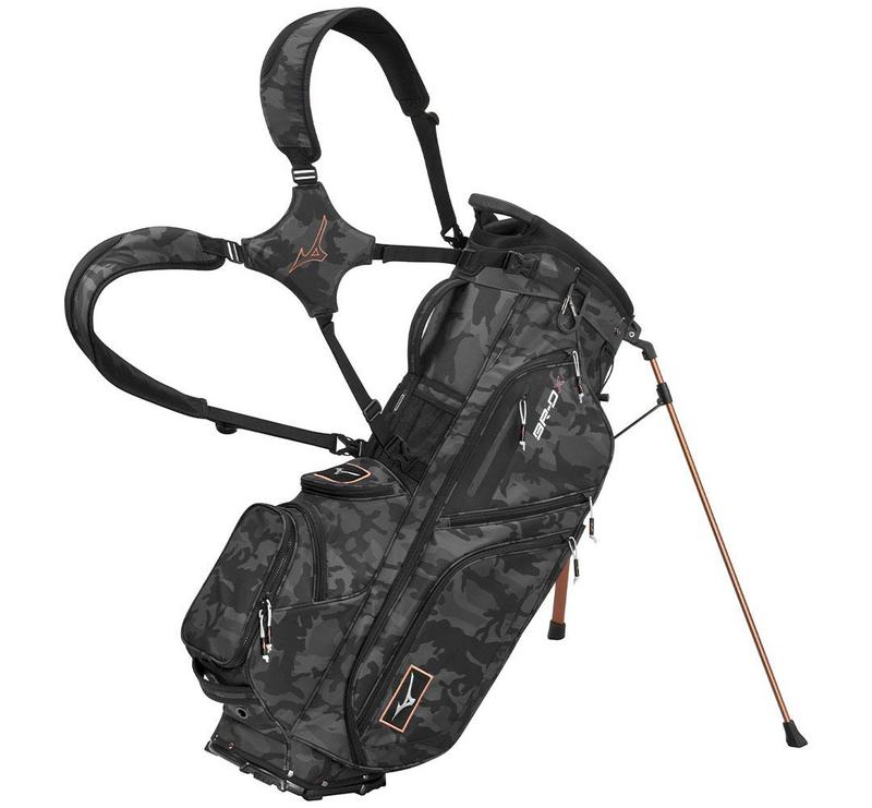 Mizuno BR-DX Golf Stand Bag - Black Camo/Copper - main image