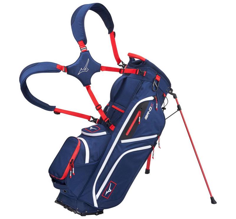 Mizuno BR-DX Golf Stand Bag - Navy/Red - main image