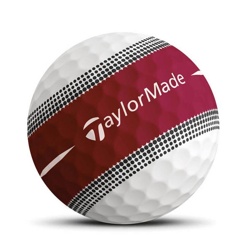 TaylorMade Tour Response Stripe Golf Balls - White/Multi (4 FOR 3) - main image