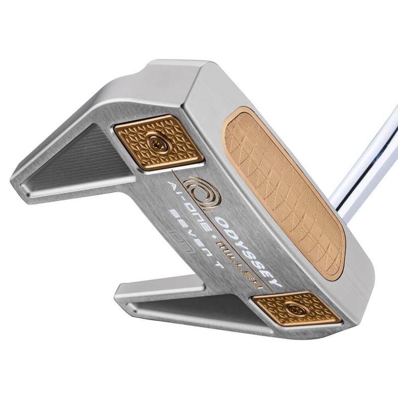 Odyssey Ai-ONE Milled Silver Seven T Double Bend Golf Putter - main image