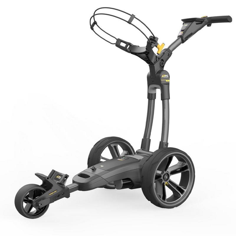 PowaKaddy CT8 GPS EBS Gun Metal Electric Golf Trolley - 18 Hole Lithium - main image