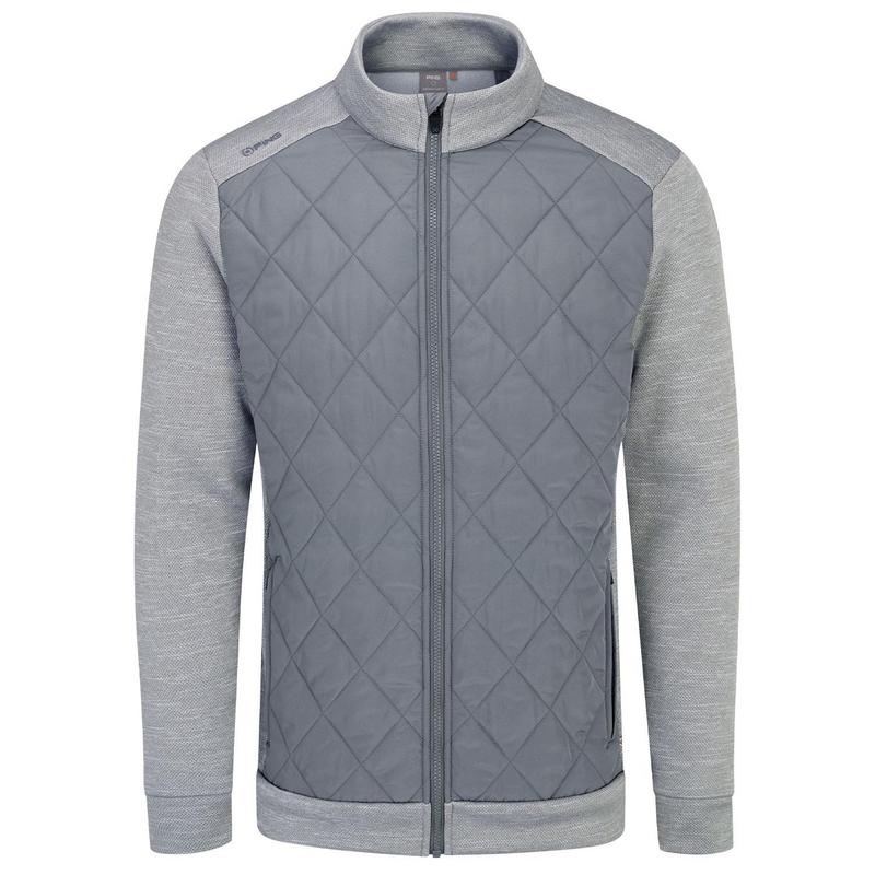 Ping Aaran Quilted Hybrid Golf Jacket - Griffin Marl - main image