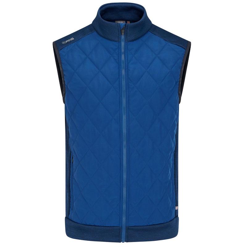 Ping Aaran Quilted Hybrid Golf Vest - Inky Marl - main image