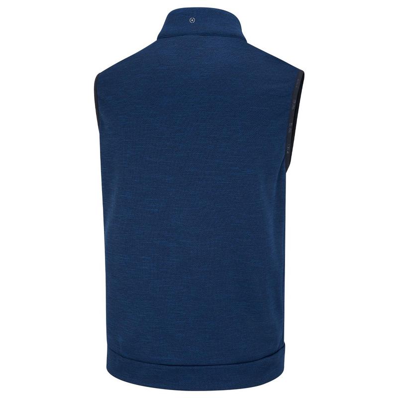 Ping Aaran Quilted Hybrid Golf Vest - Inky Marl - main image