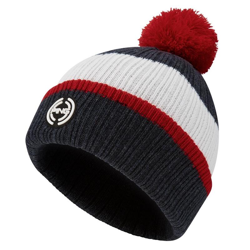 Ping Bassett SensorWarm Knit Bobble Hat - Navy Multi - main image