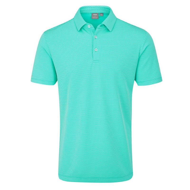 Ping Halcyon Golf Polo Shirt - Aruba Blue - main image