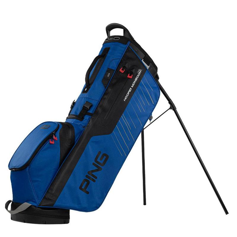 Photos - Golf Ping Ping Hoofer Monsoon 231 Waterproof  Stand Bag - Blue/Black