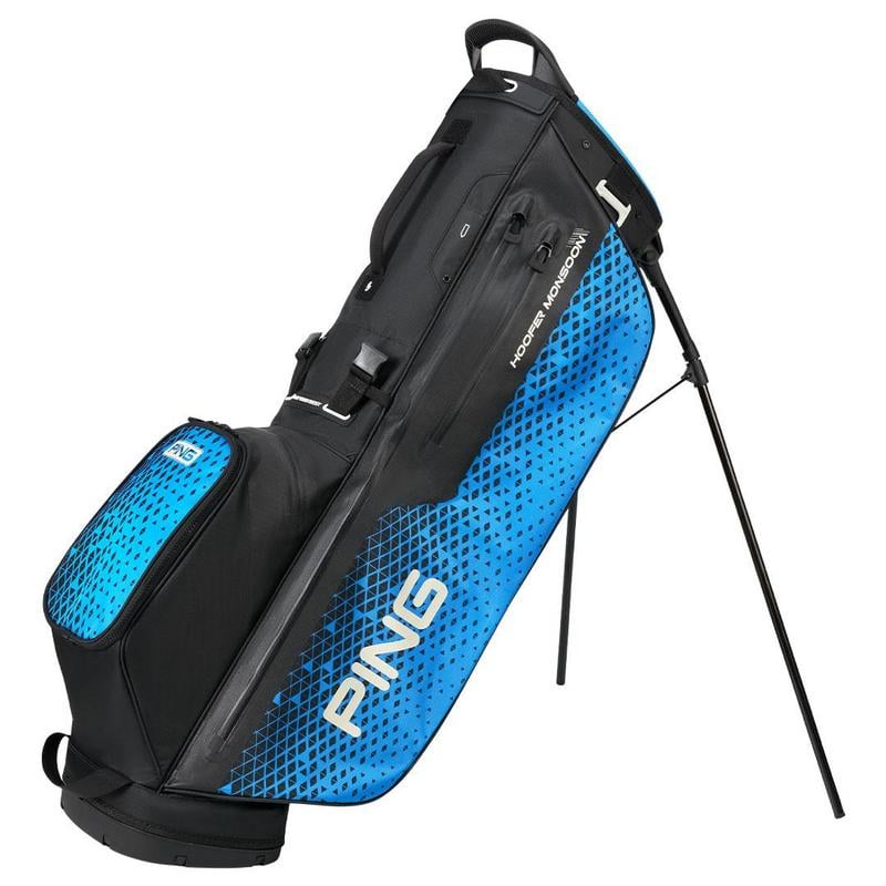 Ping Hoofer Monsoon 231 Waterproof Golf Stand Bag - Black/Blue - main image