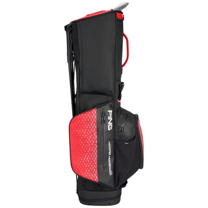 Ping Hoofer Monsoon 231 Waterproof Golf Stand Bag - Black/Red - main image