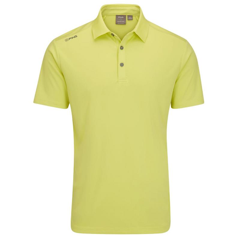 Ping Lindum Golf Polo Shirt - Limelight - main image