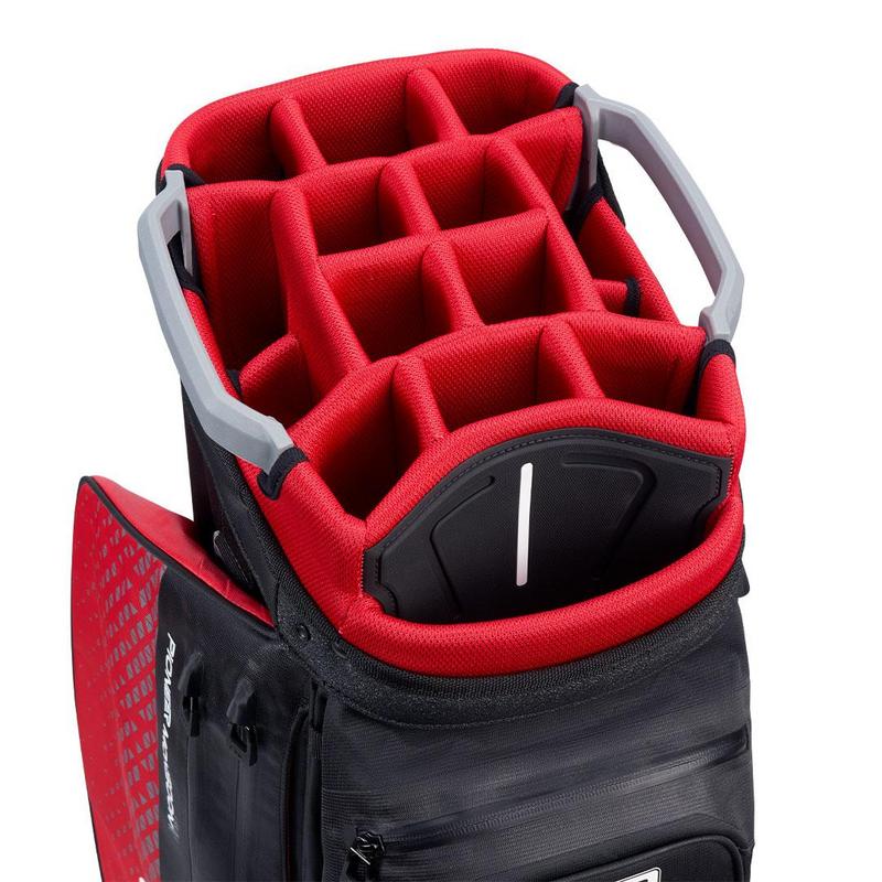 Ping Pioneer Monsoon 231 Waterproof Golf Cart Bag - Black/Red - main image