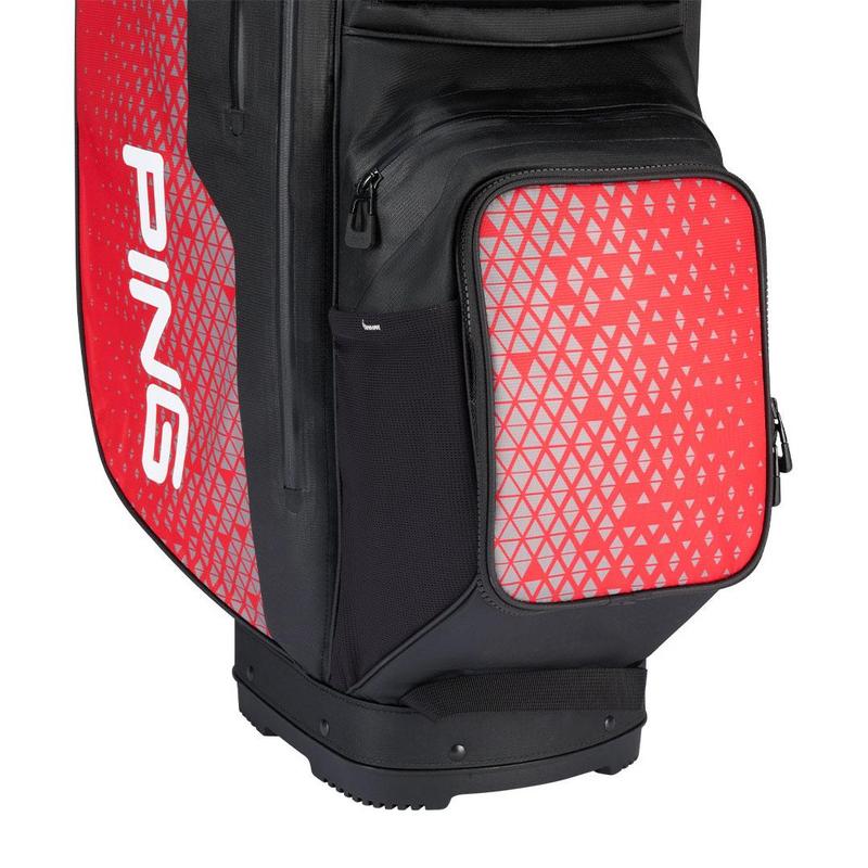 Ping Pioneer Monsoon 231 Waterproof Golf Cart Bag - Black/Red - main image