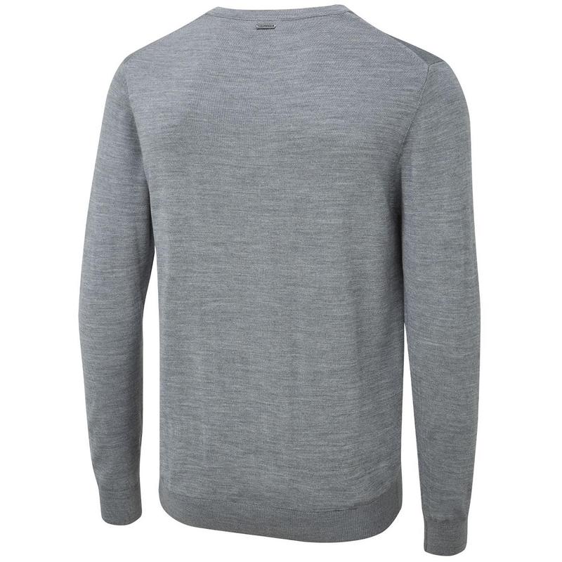 Ping Sullivan V Neck Golf Sweater - French Grey - main image