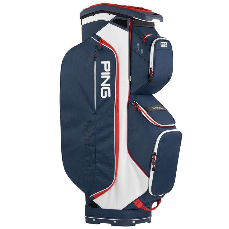 Ping Traverse 244 Golf Cart Bag - Navy/White/Red - main image