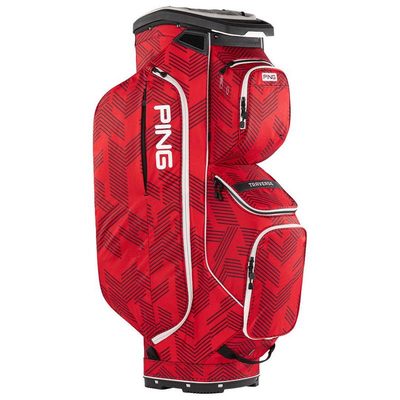 Ping Traverse 244 Golf Cart Bag - Scarlet Stitches - main image